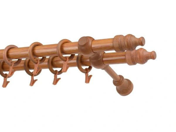 Garnýže dřevěná 28x28mm dvouřadá - OLŠE