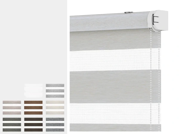 Rolety SOLID M - den a noc - látka MALORKA