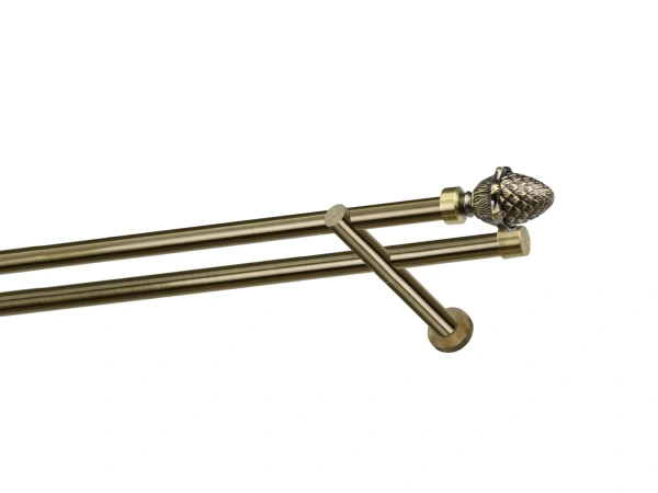 Garnýže 19x19mm - dvouřadá - ŽALUD - antik 1