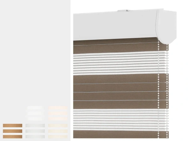 Rolety NOBLE - den a noc - látka KRÉTA