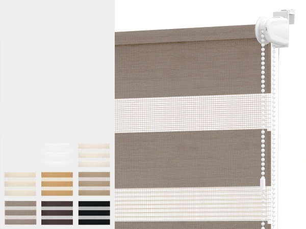 Rolety MINI+ den a noc - látka MIAMI