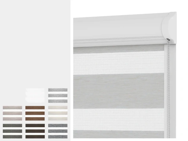 Roleta SWING LITE - den a noc - látka MALORKA