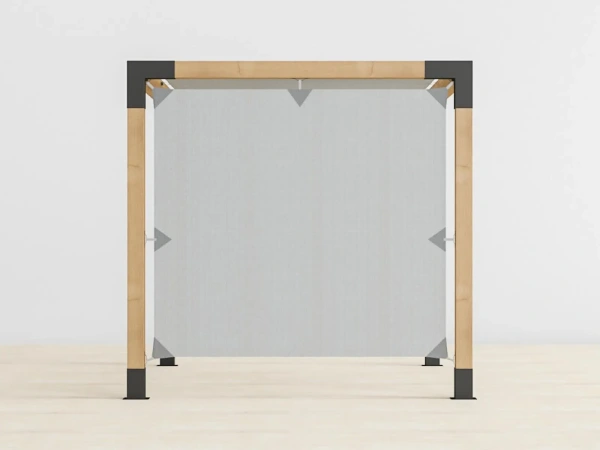 Pergola VEGAS - o stěnu - 2 sekční 3