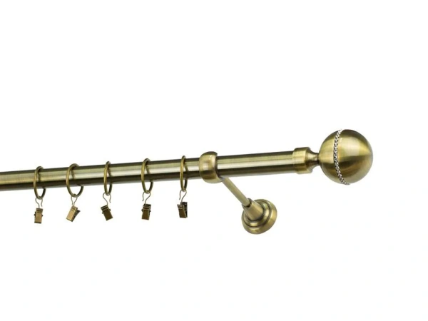 Garnýže 25mm - jednořadá - KALISTO CRYSTAL - antik