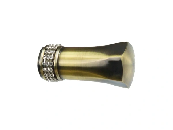 Garnýže 25mm - jednořadá - PLUTON CRYSTAL - antik 2