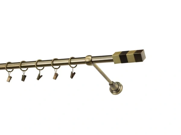 Garniže 19mm - jednoradové - QUADRO - antik