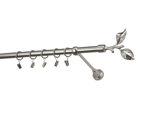 Garniže 19mm - jednoradové - LIST ROSE - satin