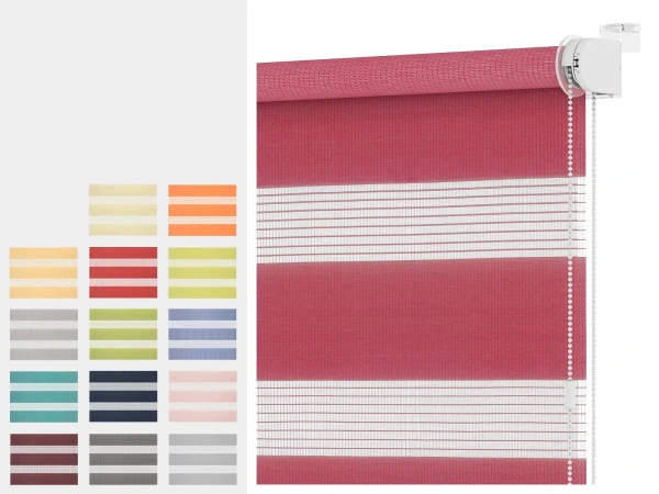 Rolety MINI - den a noc - látka BAHAMA