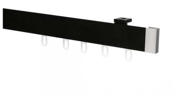 Garnýže MODERN jednořadá - do stropu - odstín ČERNÁ