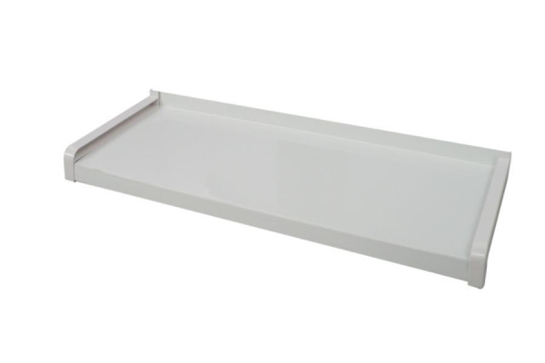 Venkovní hliníkové parapety ohýbané - bílá RAL 9016