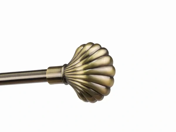 Garniže 16x16mm - dvojradové - MUŠLA - antik 10