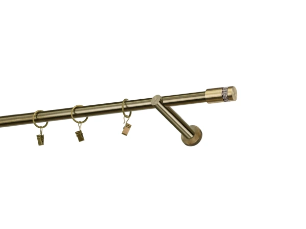 Garnýže 19mm - jednořadá - CYLINDR CRYSTAL - antik