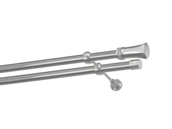 Garnýže 25x25mm - dvouřadá - PLUTON CRYSTAL - satin 1