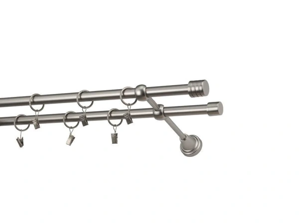 Garniže 16x16mm - dvojradové - RADIATOR - satin