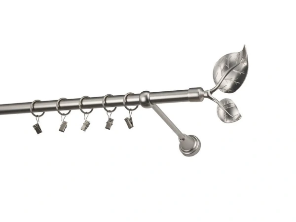 Garniže 19mm - jednoradové - LIST VEĽKÝ - satin