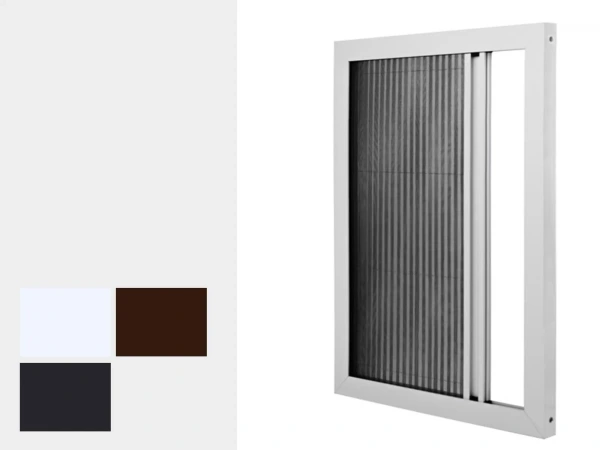 Sítě proti hmyzu na DVEŘE - PLISÉ jednostranné - běžné barvy