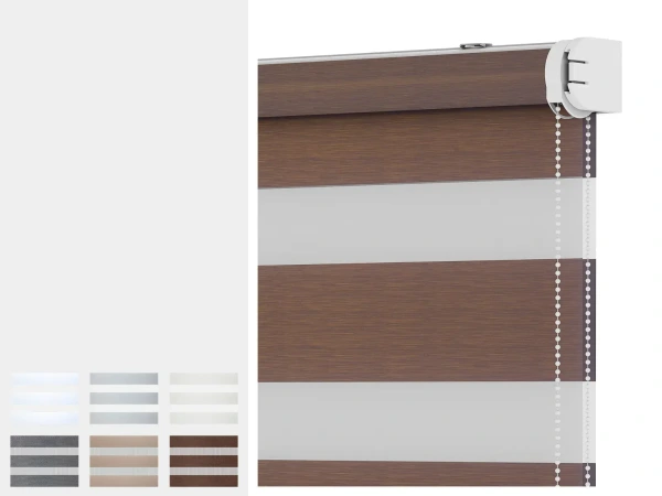 Rolety SOLID M - den a noc - látka EXCLUSIVE