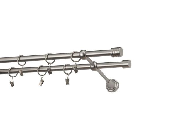 Garnýže 16x16mm - dvouřadá - RADIATOR - satin
