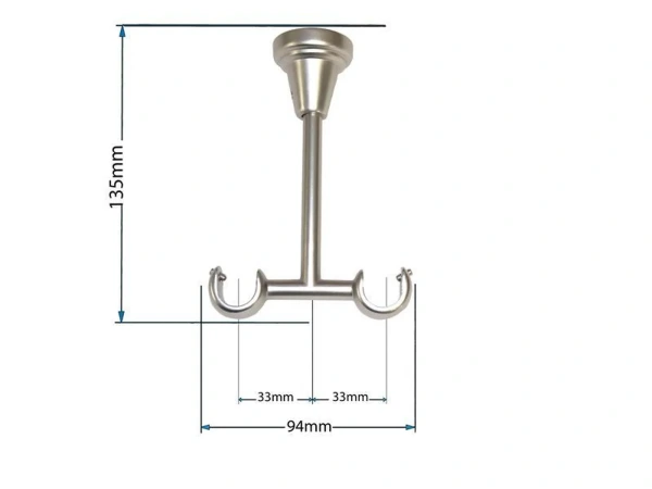 Garniže 16x16mm - dvojradové - LIST VEĽKÝ - satin 8
