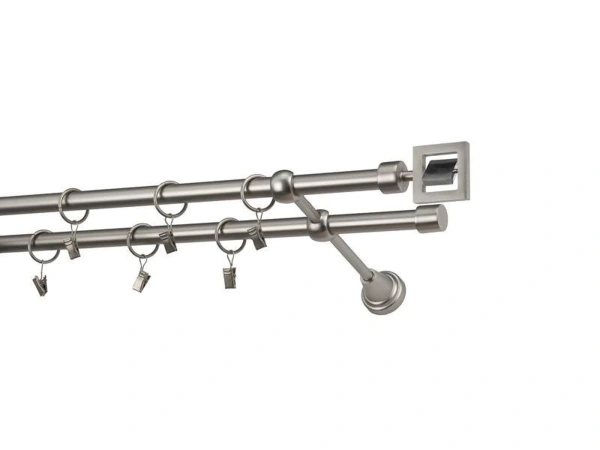 Garniže 16x16mm - dvojradové - SATURN - satin