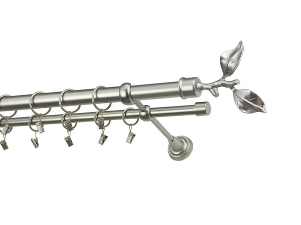 Garnýže 25x16mm - dvouřadá - LIST ROSE - satin