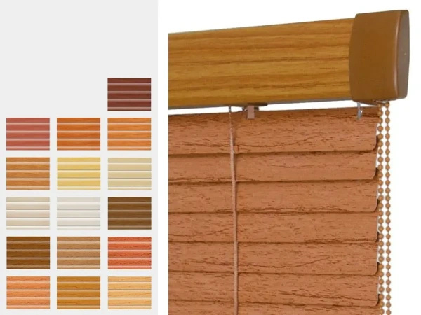 Žaluzie na okna ISSO 2 - 25mm - dřevoimitační