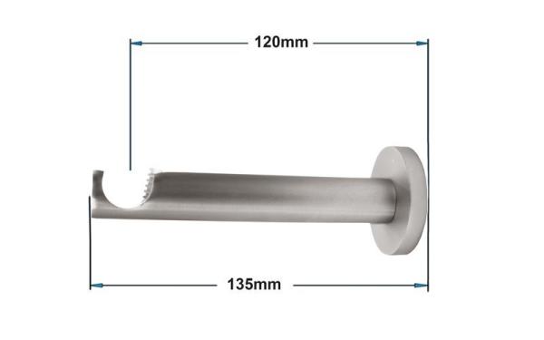 Garniže 19mm - jednoradové - LIST VEĽKÝ - satin 5