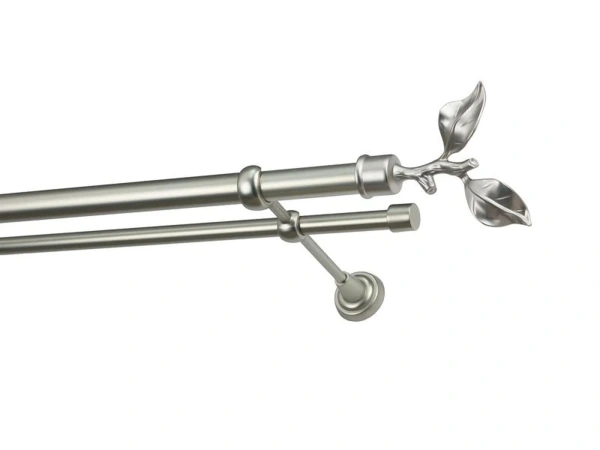 Garnýže 25x16mm - dvouřadá - LIST ROSE - satin 2