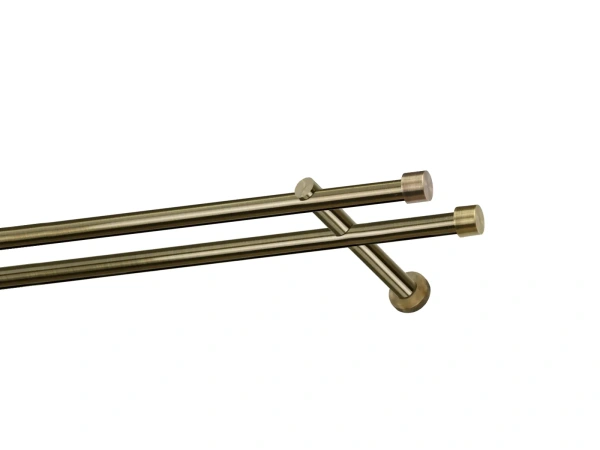 Garniža 19x19mm - drážková tyč - 2rady - PULLO - antik 1