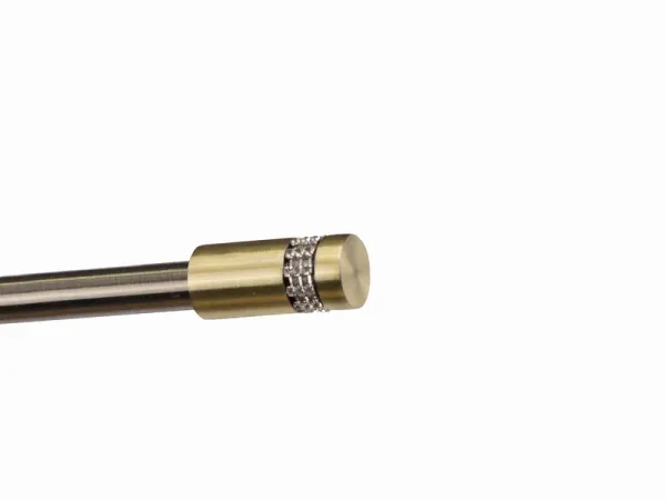 Garnýže 19x19mm - dvouřadá - CYLINDR CRYSTAL - antik 5