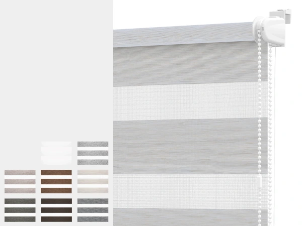 Rolety MINI+ den a noc - látka MALORKA