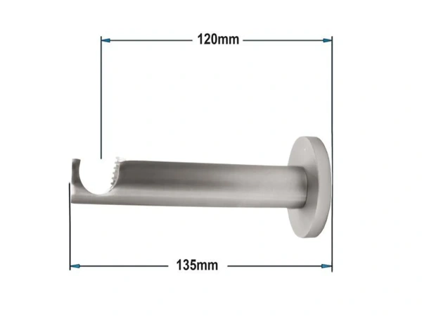 Garniže 19mm - jednoradové - LIST VEĽKÝ - satin 6