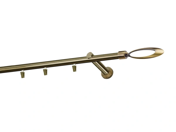 Garniža 19mm - drážková tyč - 1rad - VENEZIA - antik