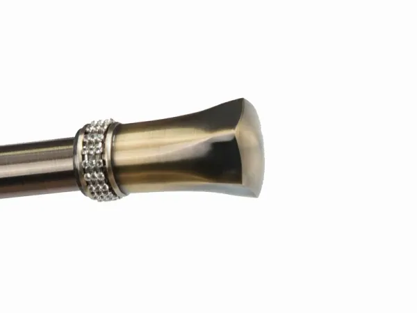 Garnýže 25x16mm - dvouřadá - PLUTON CRYSTAL - antik 4