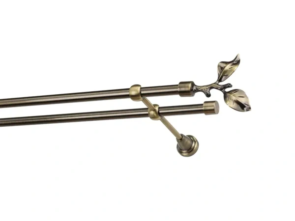 Garniže 16x16mm - dvojradové - LIST ROSE - antik 2