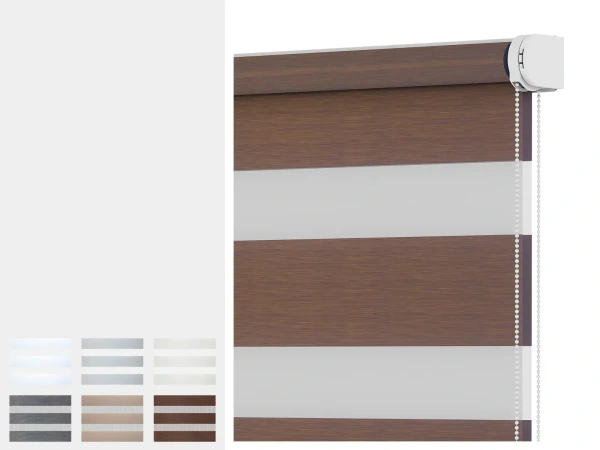 Rolety SOLID S - den a noc - látka EXCLUSIVE