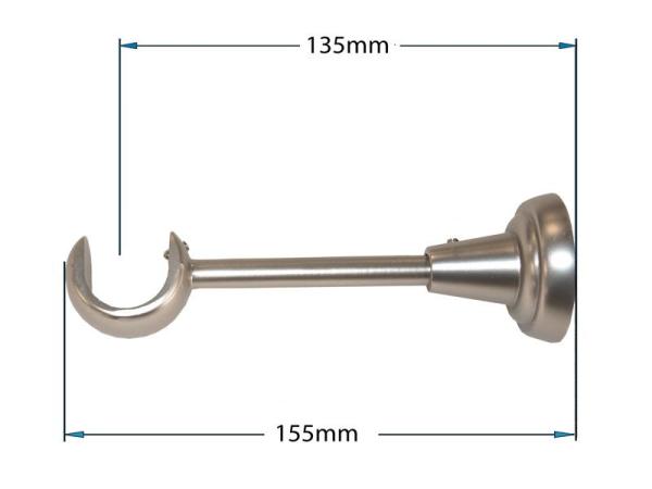 Garnýže 25mm - jednořadá - CYLINDR CRYSTAL - satin 2