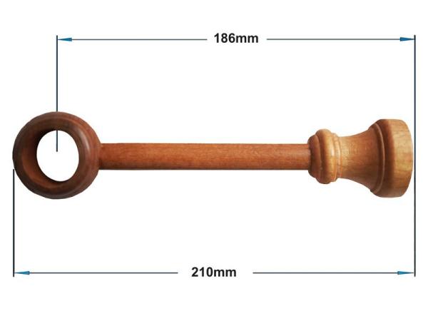 Garnýže dřevěná 28mm jednořadá - OLŠE 2
