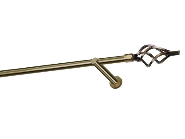 Garnýže 19mm - jednořadá - KOULE AZUR - antik 1