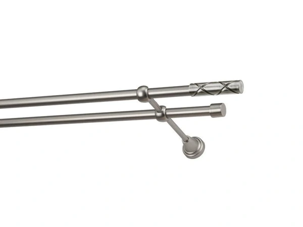 Garniže 16x16mm - dvojradové - COKOL - satin 2