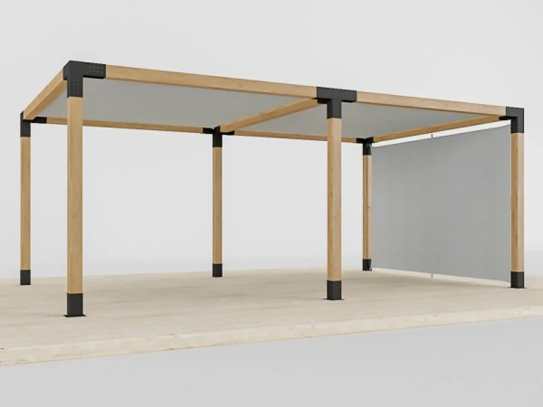 Pergola VEGAS - volne stojící na patkách - 2 sekční