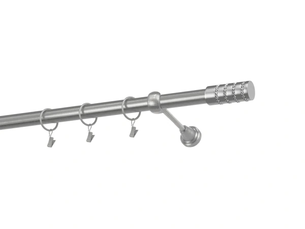 Garnýže 25mm - jednořadá - CYLINDR CRYSTAL - satin