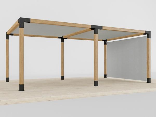 Pergola VEGAS - volne stojící na patkách - 2 sekční