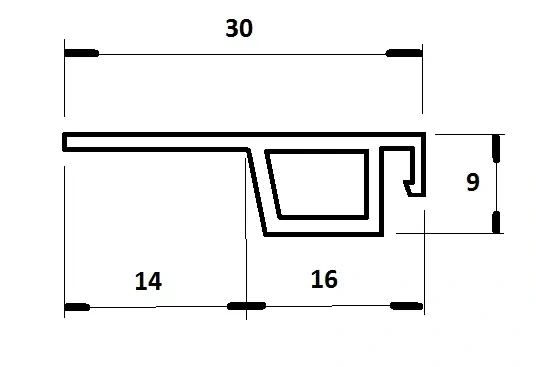 Sítě na OKNO - pevné - atyp - tvar 9 1
