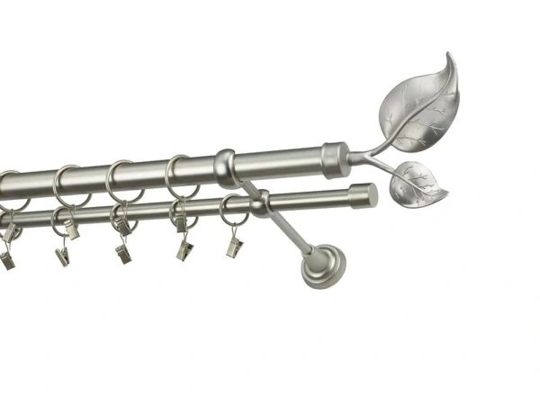 Garnýže 25x16mm - dvouřadá - LIST VELIKÝ satin