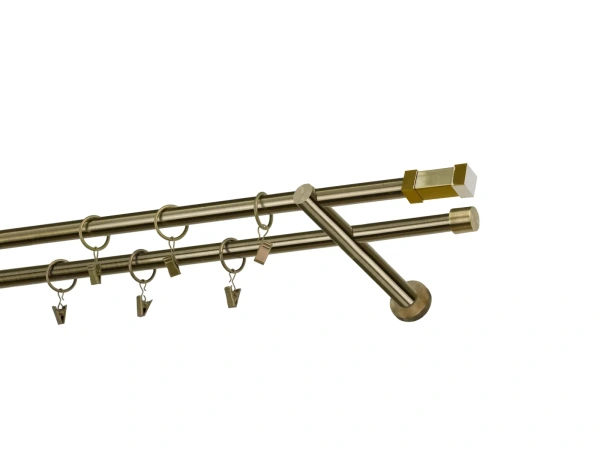 Garnýže 16x16mm - dvouřadá - QUADRO - antik