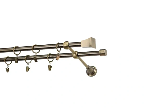 Garniže 16x16mm - dvojradové - PLUTON - antik