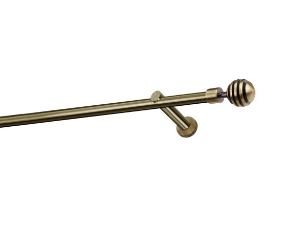 Garniža 19mm - drážková tyč - 1rad - VERONA - antik 1