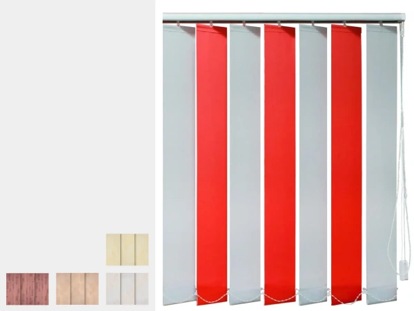 Dvoubarevní vertikální žaluzie - látka REMBRANDT