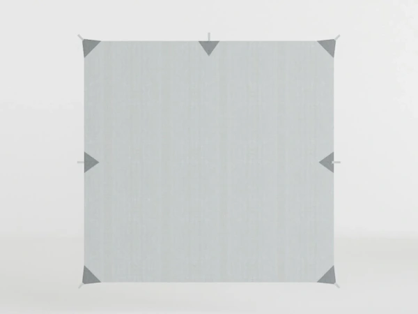 Stínicí plachta bez spodního úchytu 2